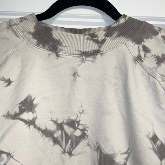 Lululemon Ready to Roll Crew Shibori Dove Grey Cement Grey sweatshirt sz Medium - Picture 5 of 13